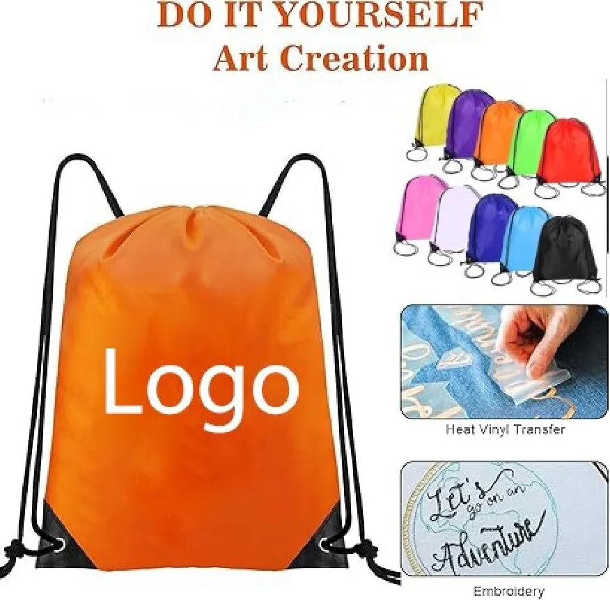 Drawstring Backpack Bags 3