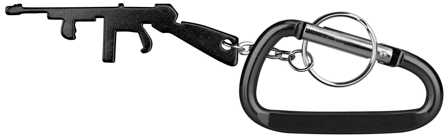 Rifle shape bottle opener key chain & Carabiner 5