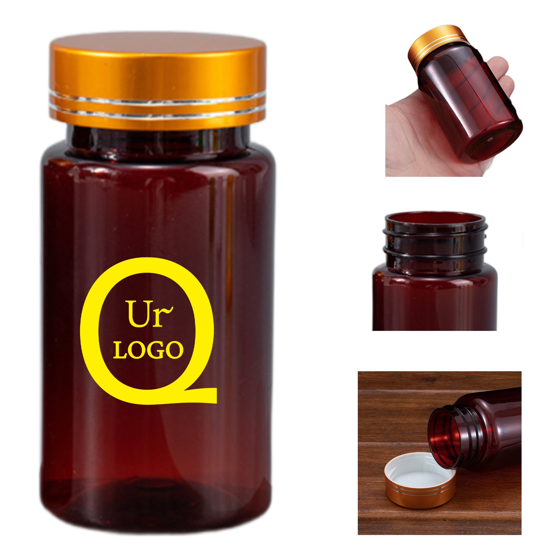 3.4Oz Plastic Medicine Bottles