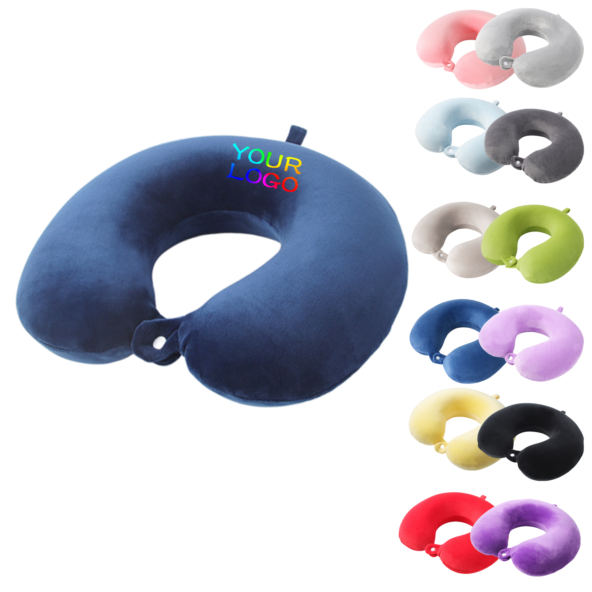 MOQ 20 PCS Portable Travel Neck Pillow 2
