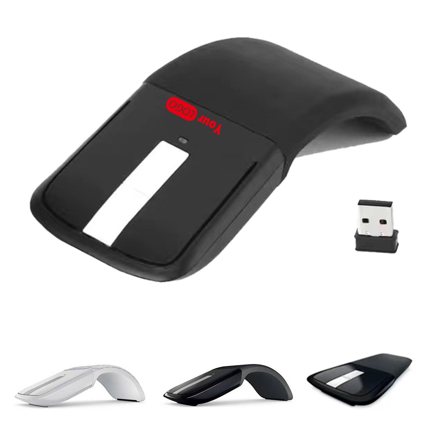 Compact Arc-Shaped Wireless Mouse 2