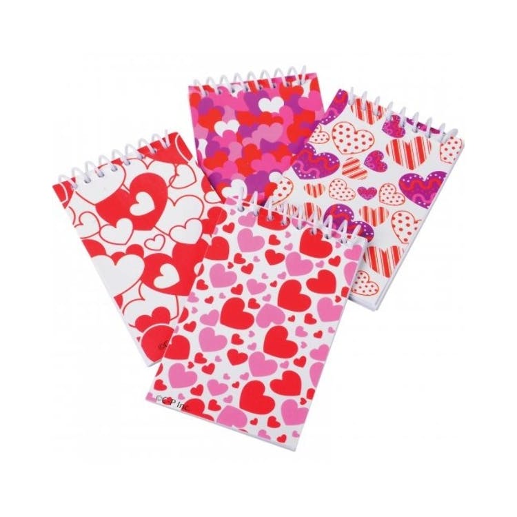 Valentine's Spiral Notebooks - Assorted 1
