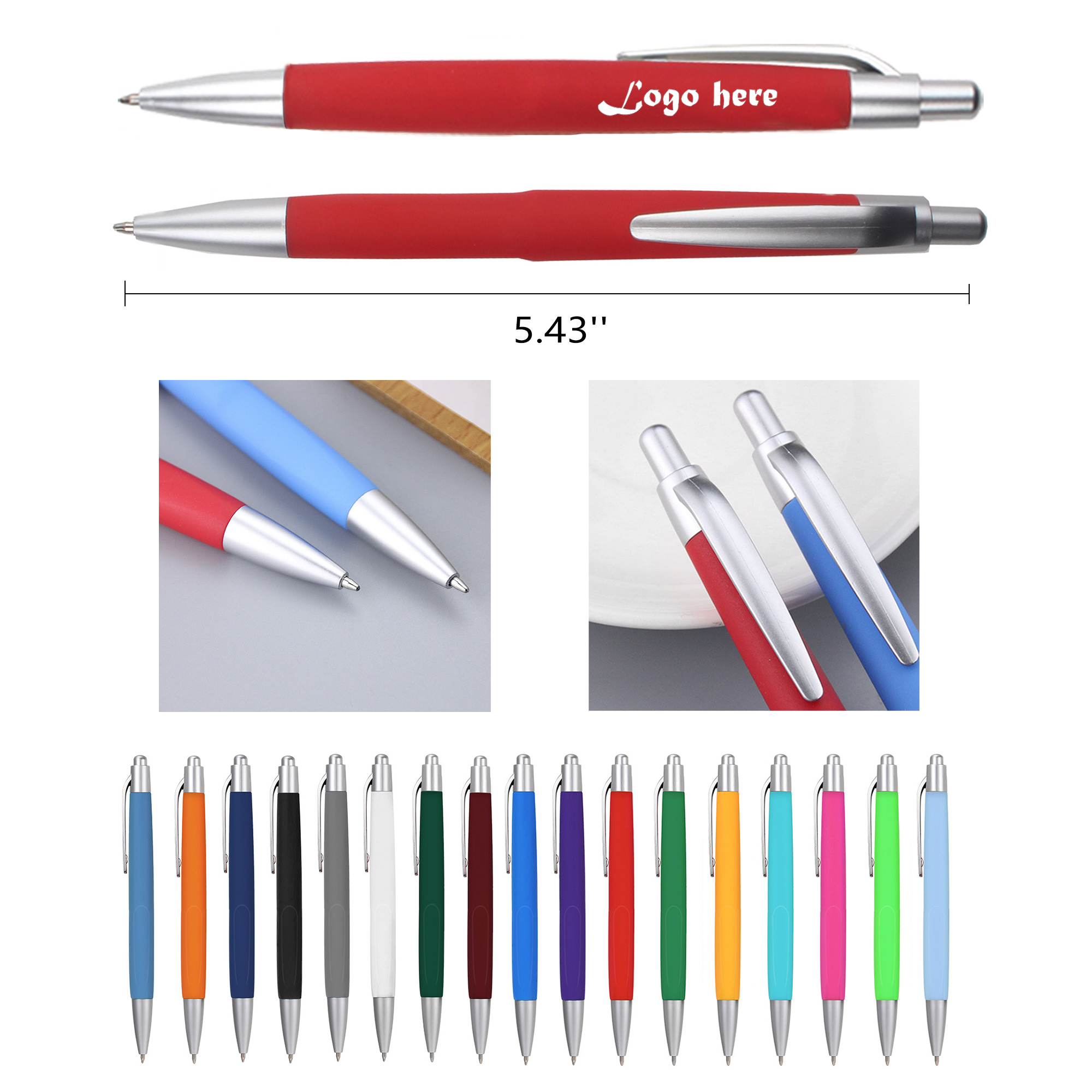 Retractable Stylus Ballpoint Pen MOQ 100 3