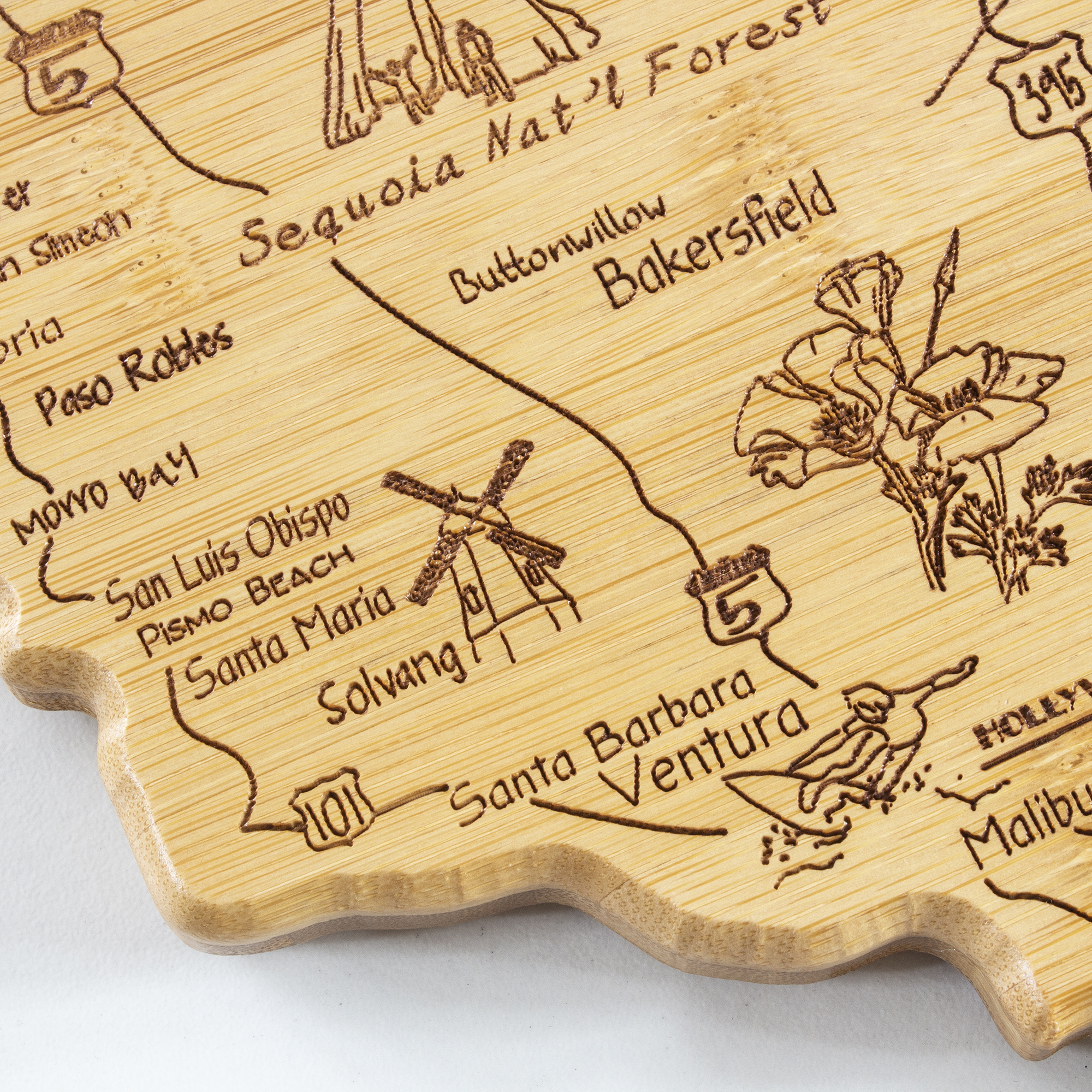 Destination California Cutting & Serving Board 7