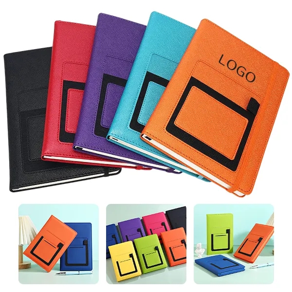 Stretchy Band Journal with Spiral Bound Notepad 4