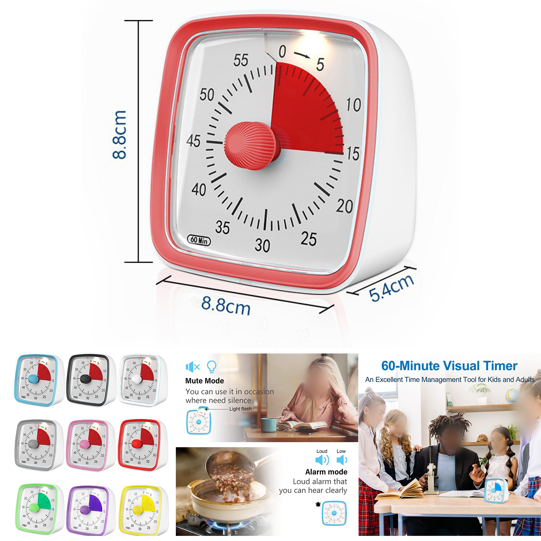 Visual Timer with Night Light