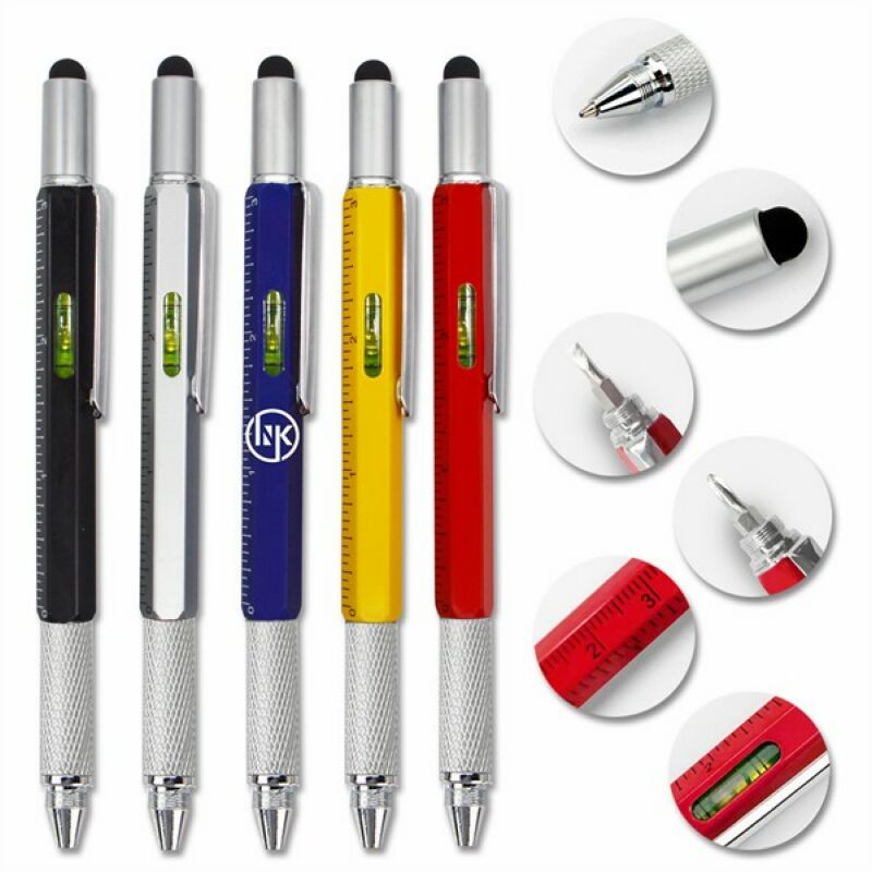 Multifunctional Six In One Tool Pen