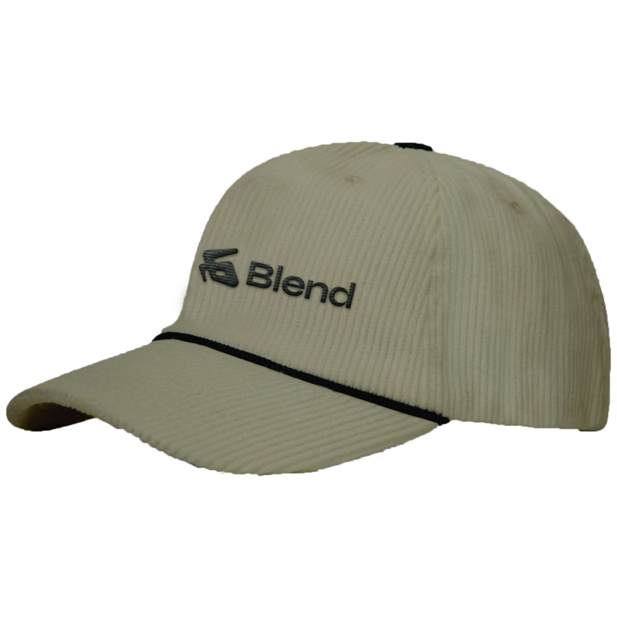 Premium Corduroy 5 Panel Cap - High, Medium, or Low Crown 14