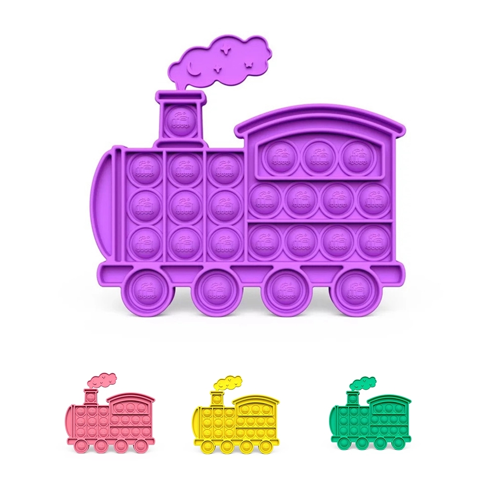 Train Car Bubble Fidget Silicon Toys 4