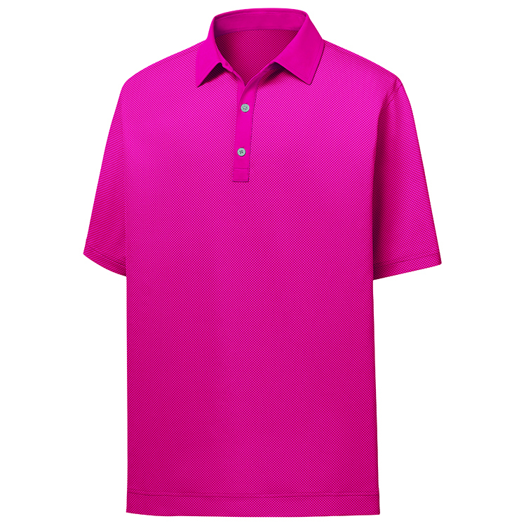FootJoy ProDry Performance Stretch Lisle Mini Check Print Polo 4