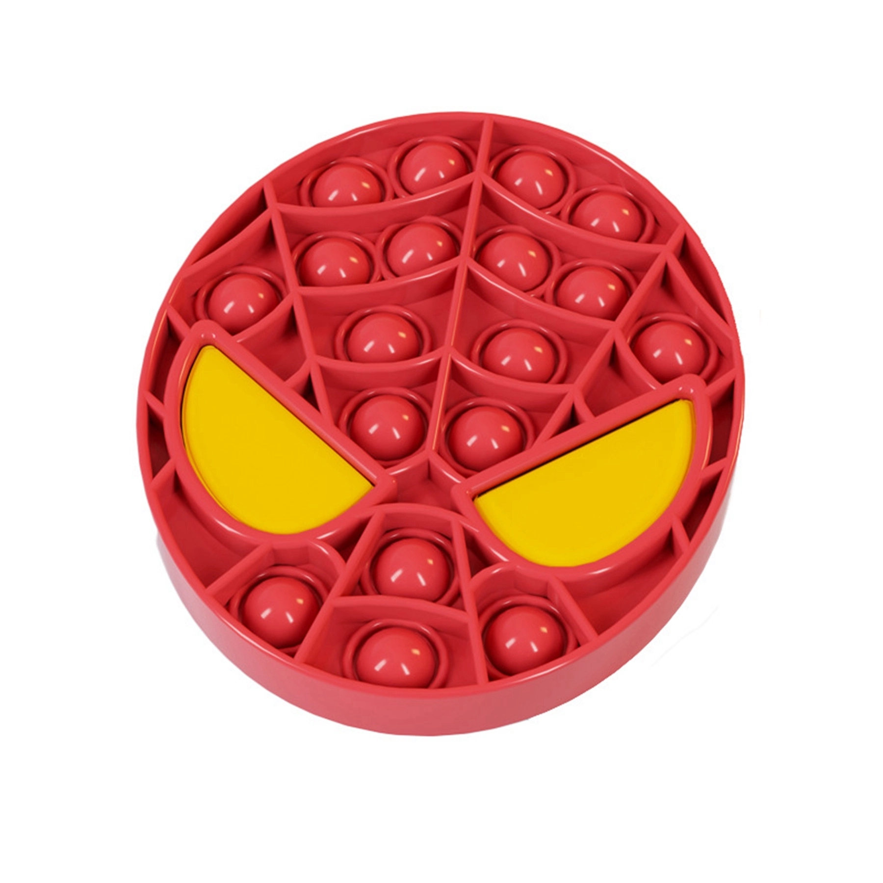 Super Man Shape Push Pop Bubble Ball Toy 12