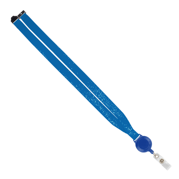IMPORT 3/4" Polyester Lanyard with Retractable Badge Reel and IPH7 back of neck convenience release. 28