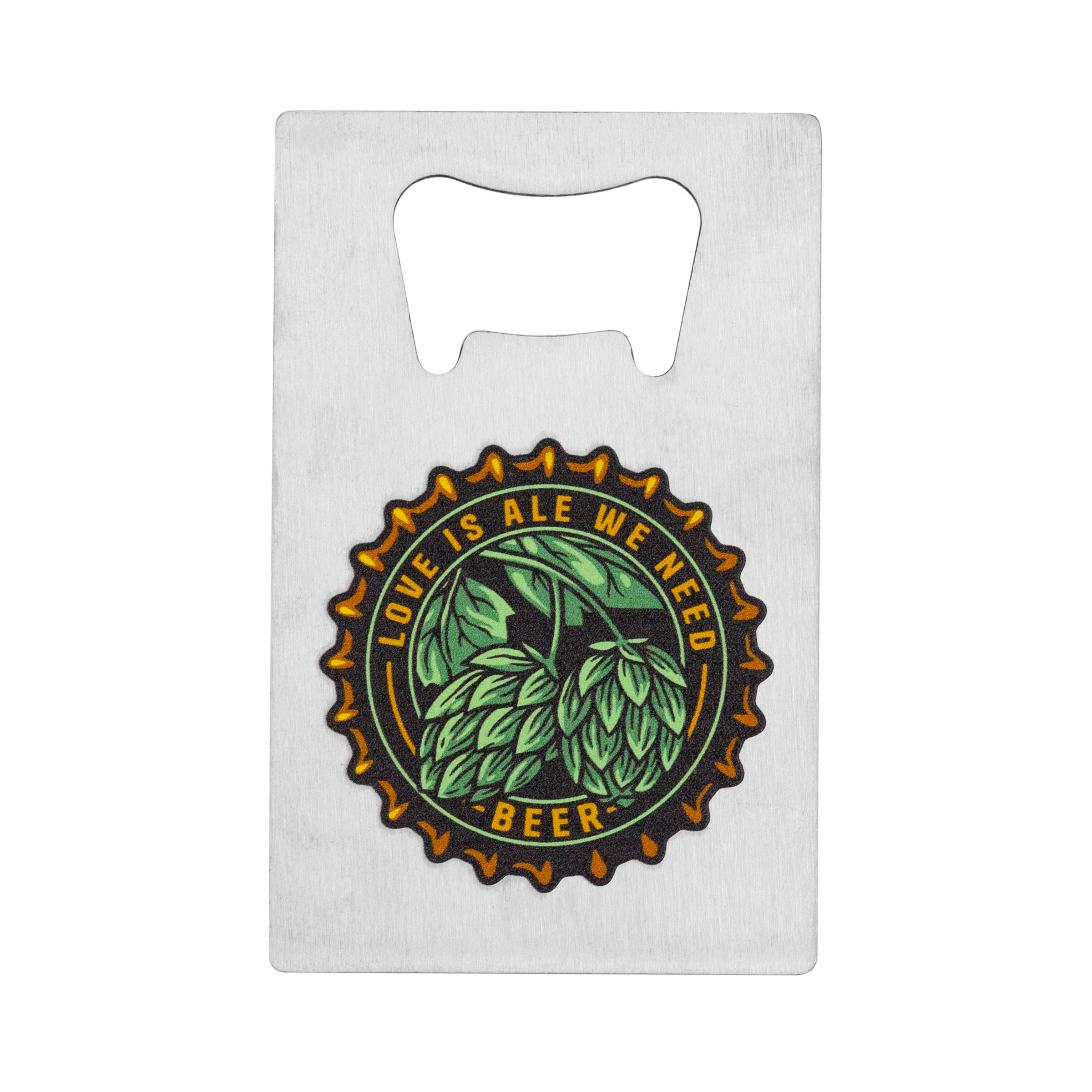 Stainless Steel Bottle Opener Card 10