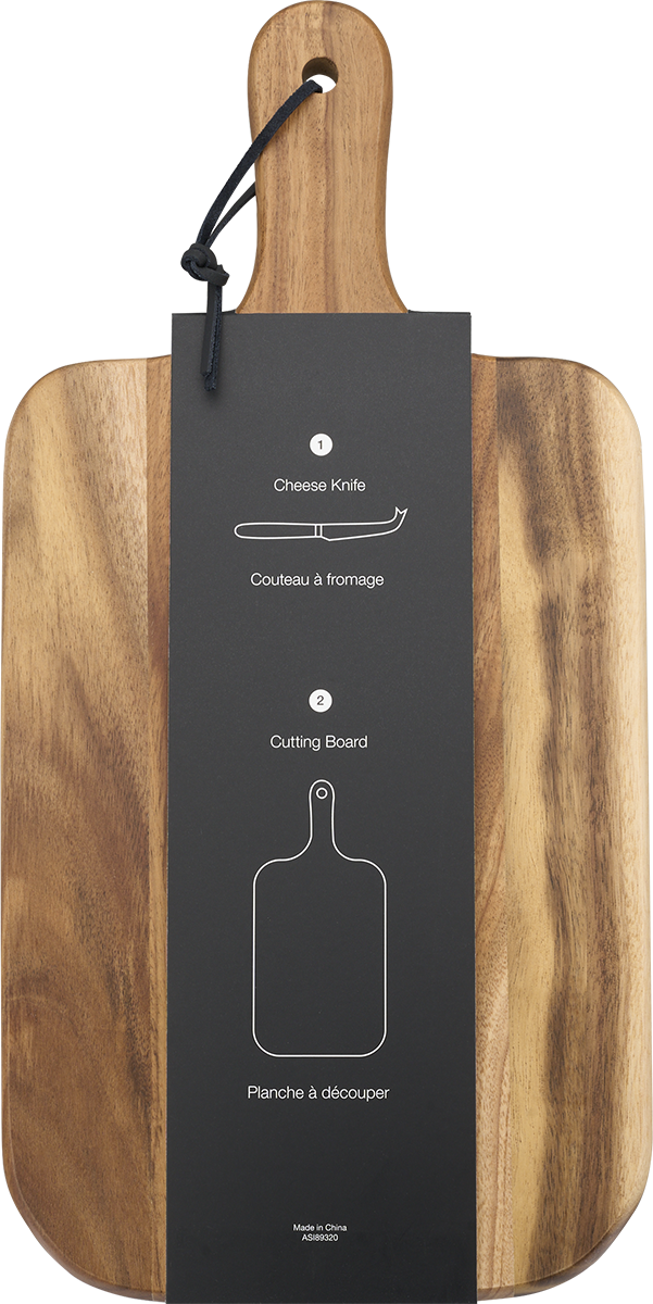 Niagara Cutlery™ Acacia Cheese Board Set 2