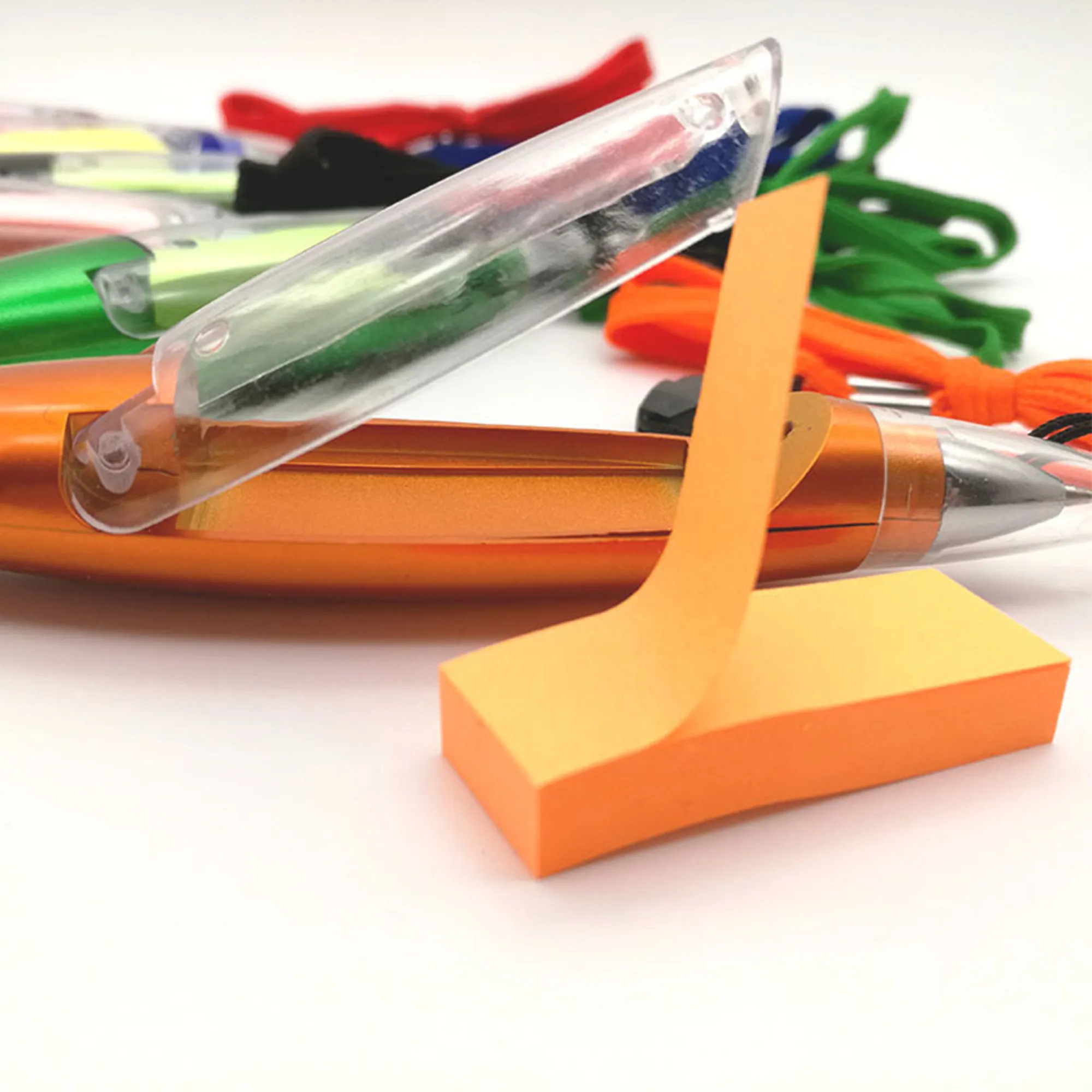 Ballpoint Pen with Light, Note Stickers, for School Office 4