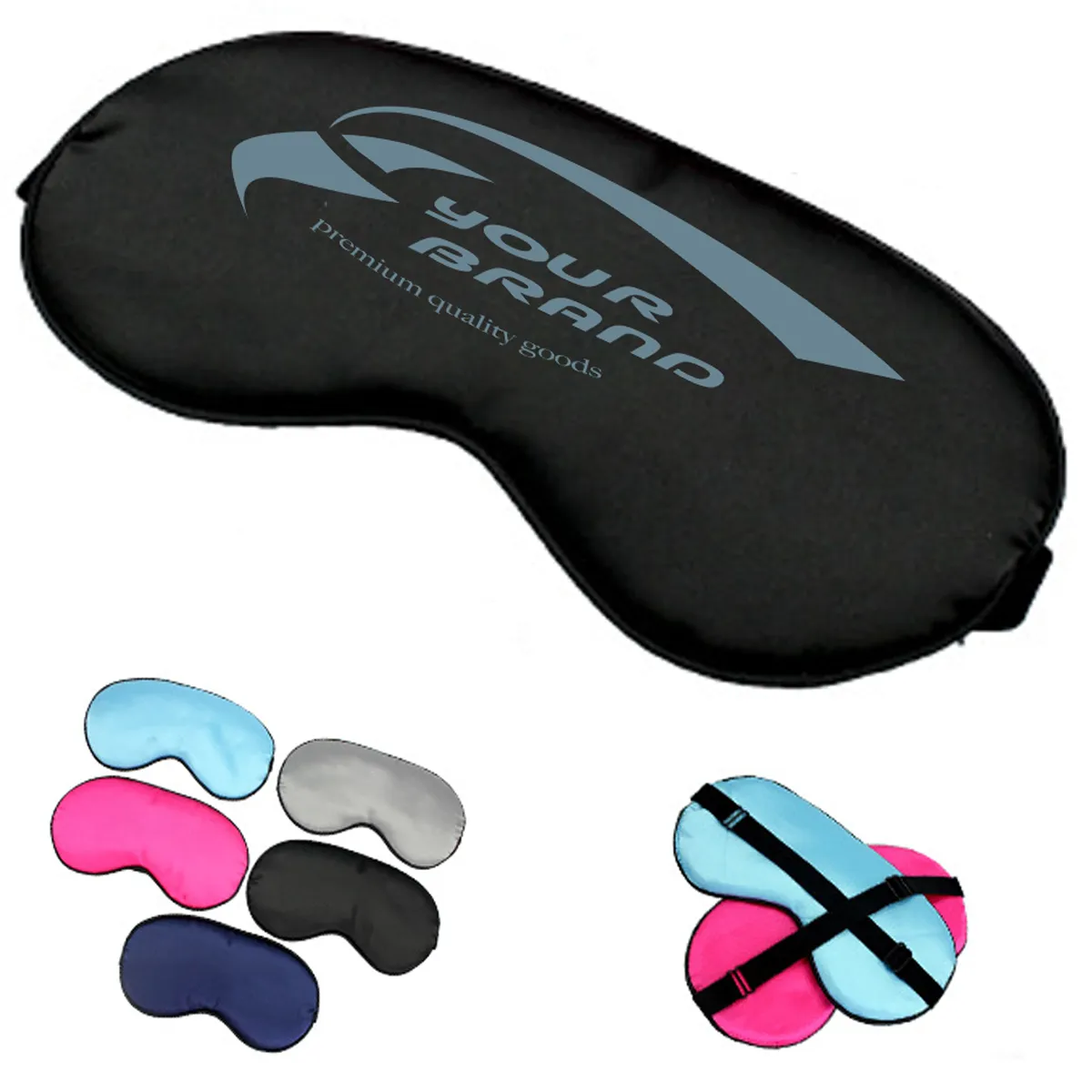 Sleeping Aid Blindfold Travel Super Soft Silk Sleep Eye Mask 3