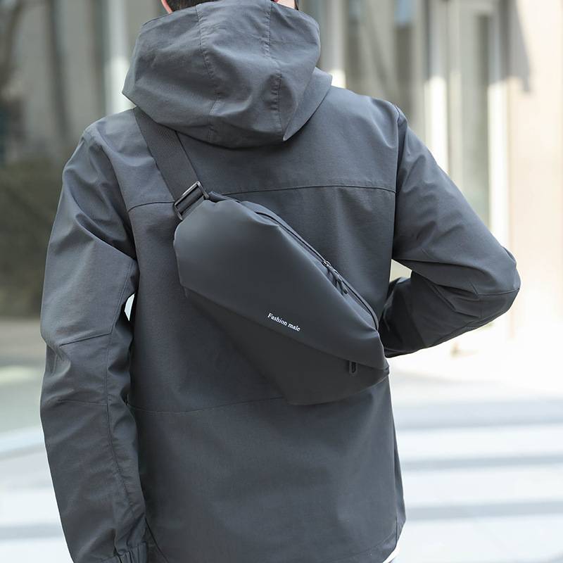 Nylon Multi-functional Men's Chest Crossbody Bag 6