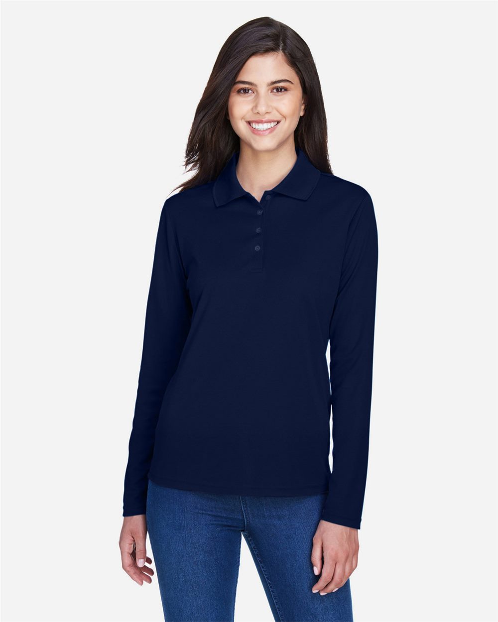 Women's Pinnacle Performance Long Sleeve Piqué Polo - 78192 48