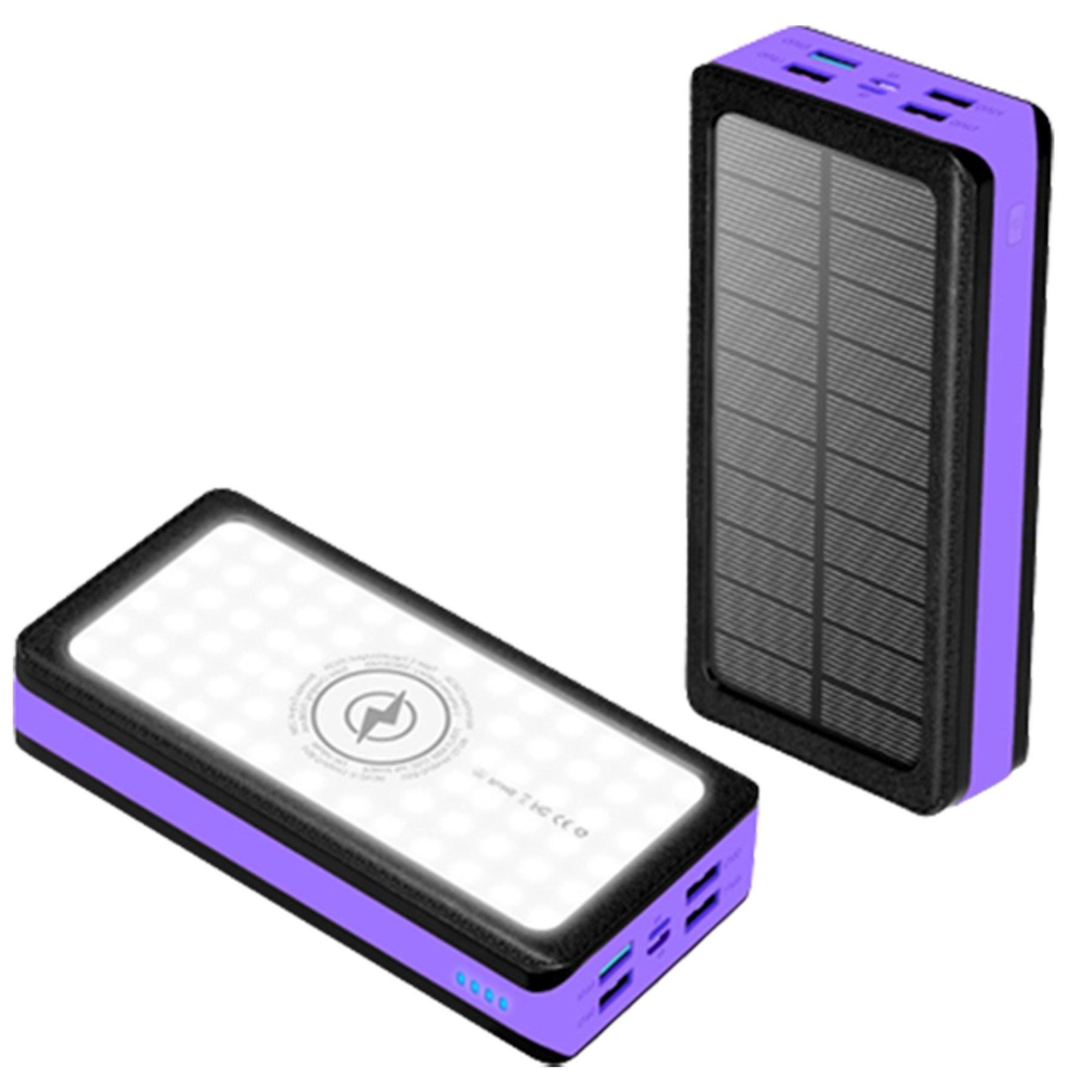 3000Mah Solar Power Bank Flashlight 3