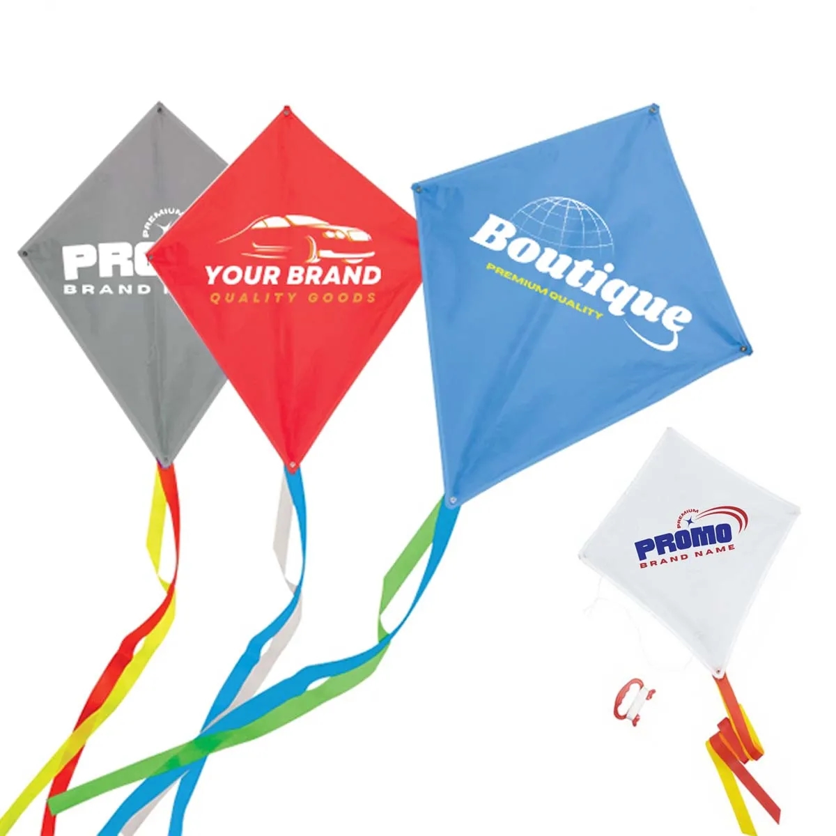 All Over Print Classical Advertising Diamond Kite 4