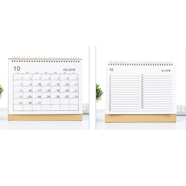 Desktop Table 2019 Calendar 2