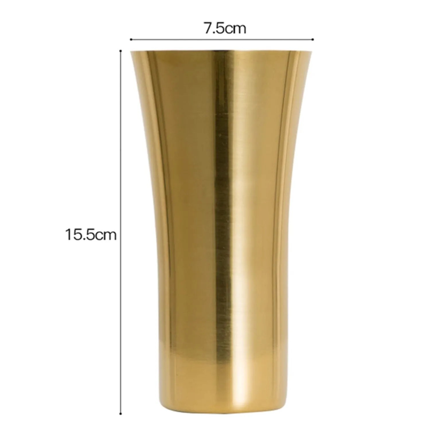 Elegant Vase Stainless Steel Decorative Water Cup 7