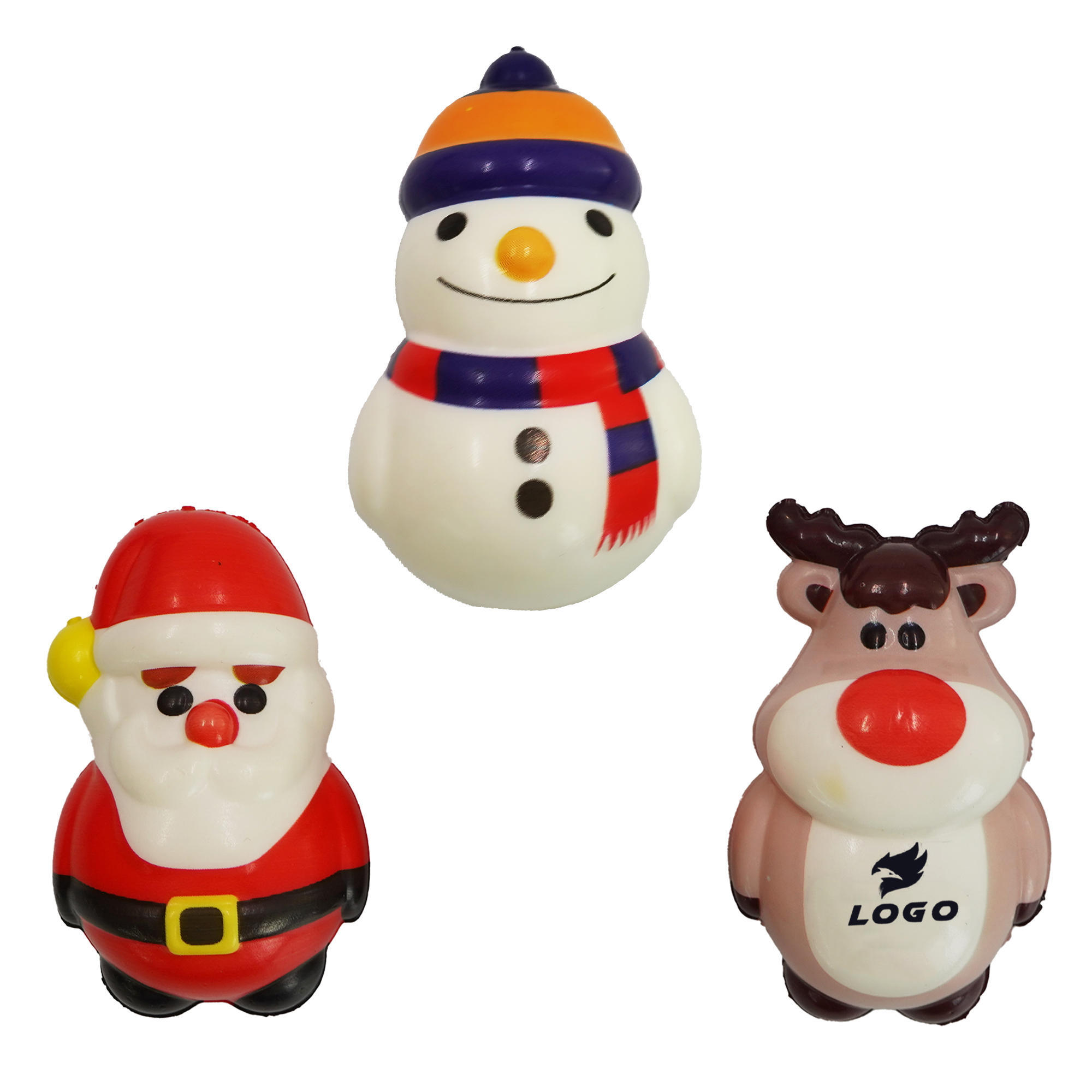Christmas Foam Squeeze Toys ?C Stress Relief Holiday Gifts 2