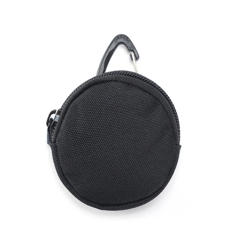 Portable Oxford Change Coin Round Pouch 4