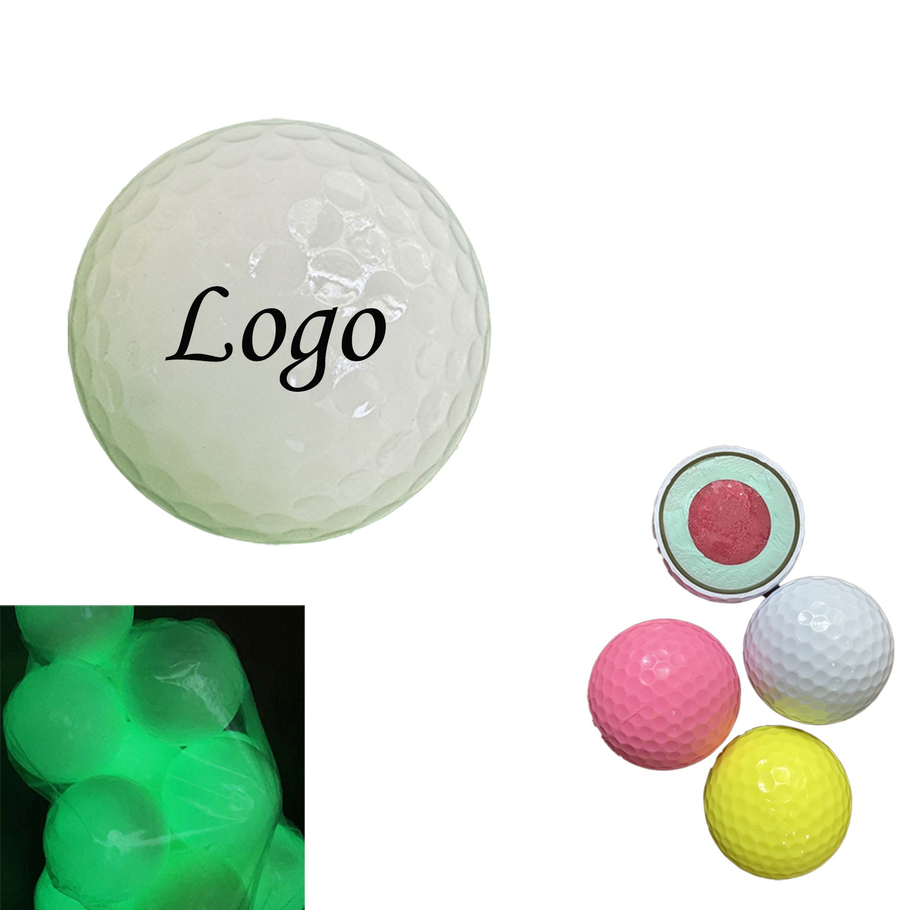 Fluorescent Golf Ball