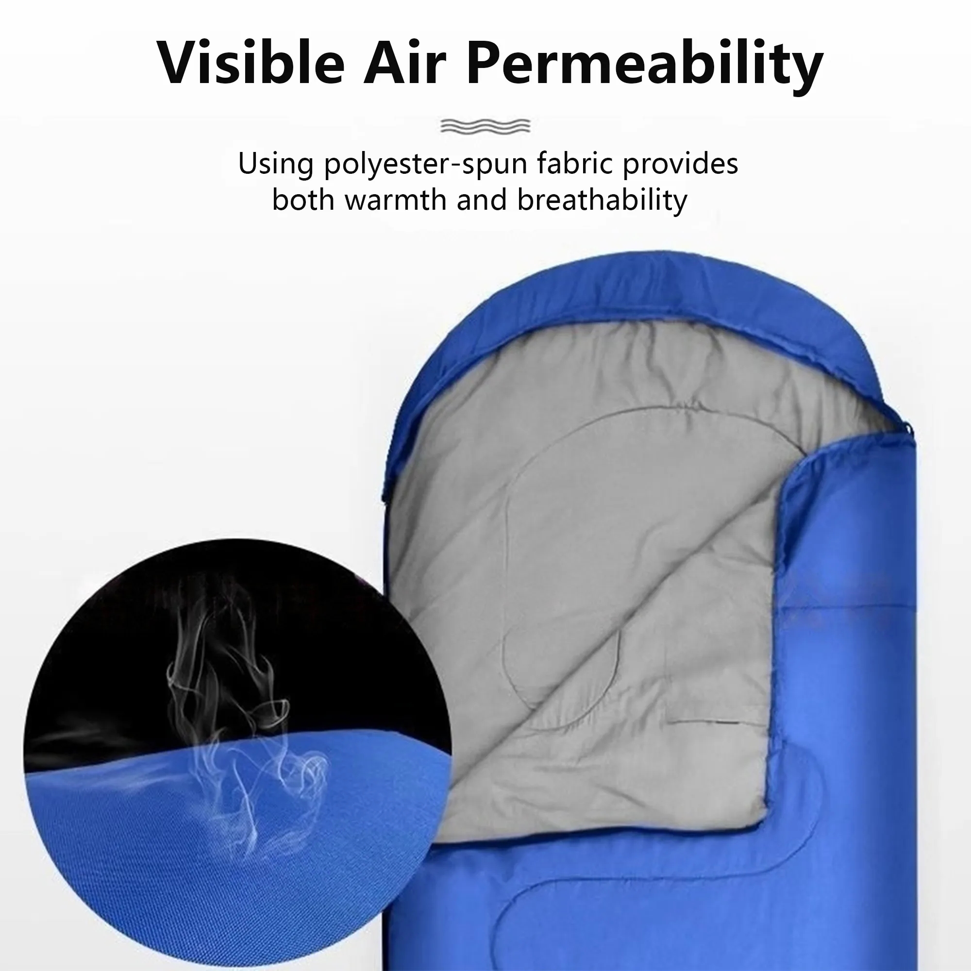 Winter Portable Sleeping Bag For Adults Machine Washable 4