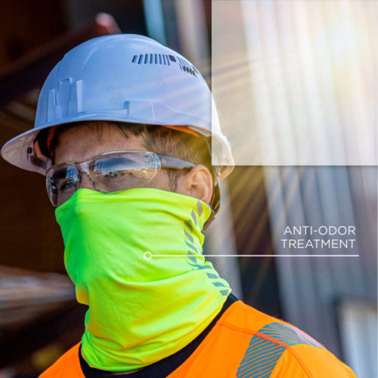 Segmented Tape Safety Workwear Neck & Face Gaiter 2