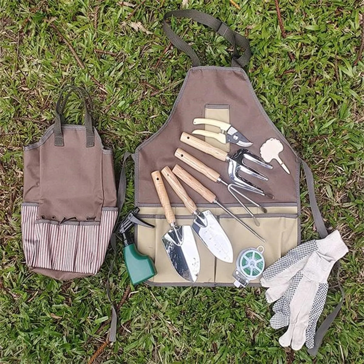 Oxford Cloth Gardening Aprons Work Tool Bag with Pockets 2