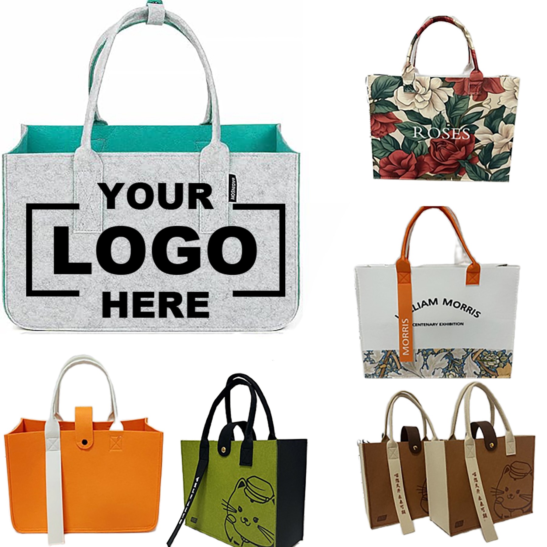 Felt Collapsible Storage Tote