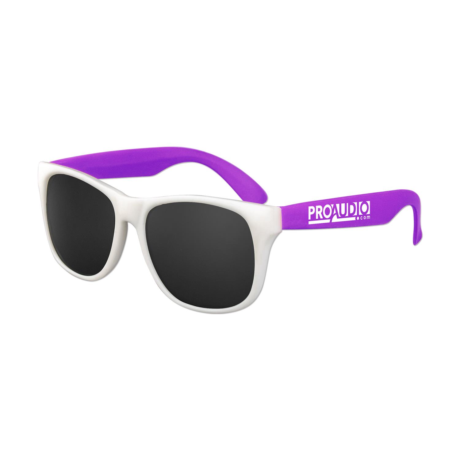 White Frame Classic Sunglasses 3
