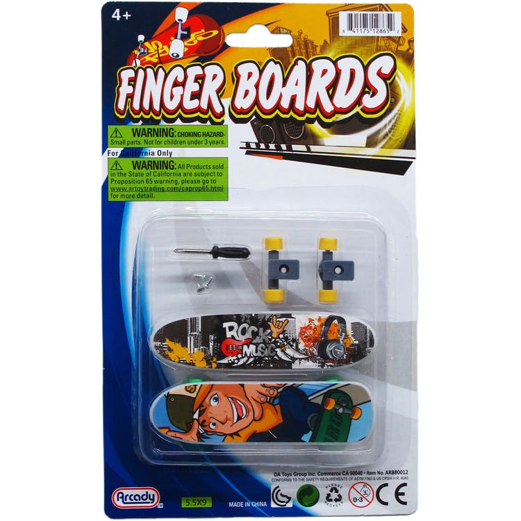 Finger Skateboards - Assorted 2 Pk 2