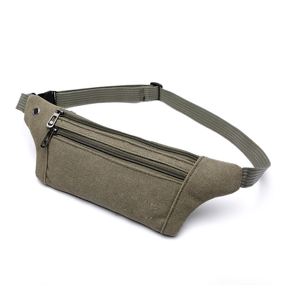 Canvas sports fanny pack waist bag chest bag 8
