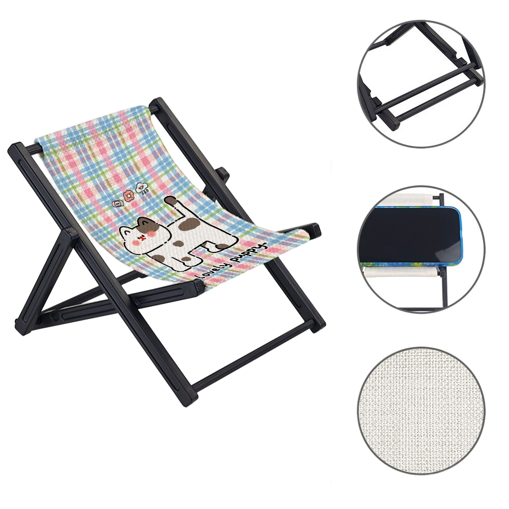 Sublimation blank linen support phone stand 3