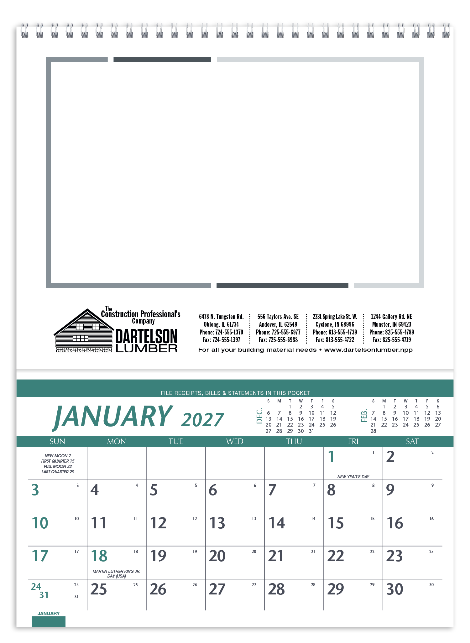 Triumph® Calendars Farm Pocket Calendar 78