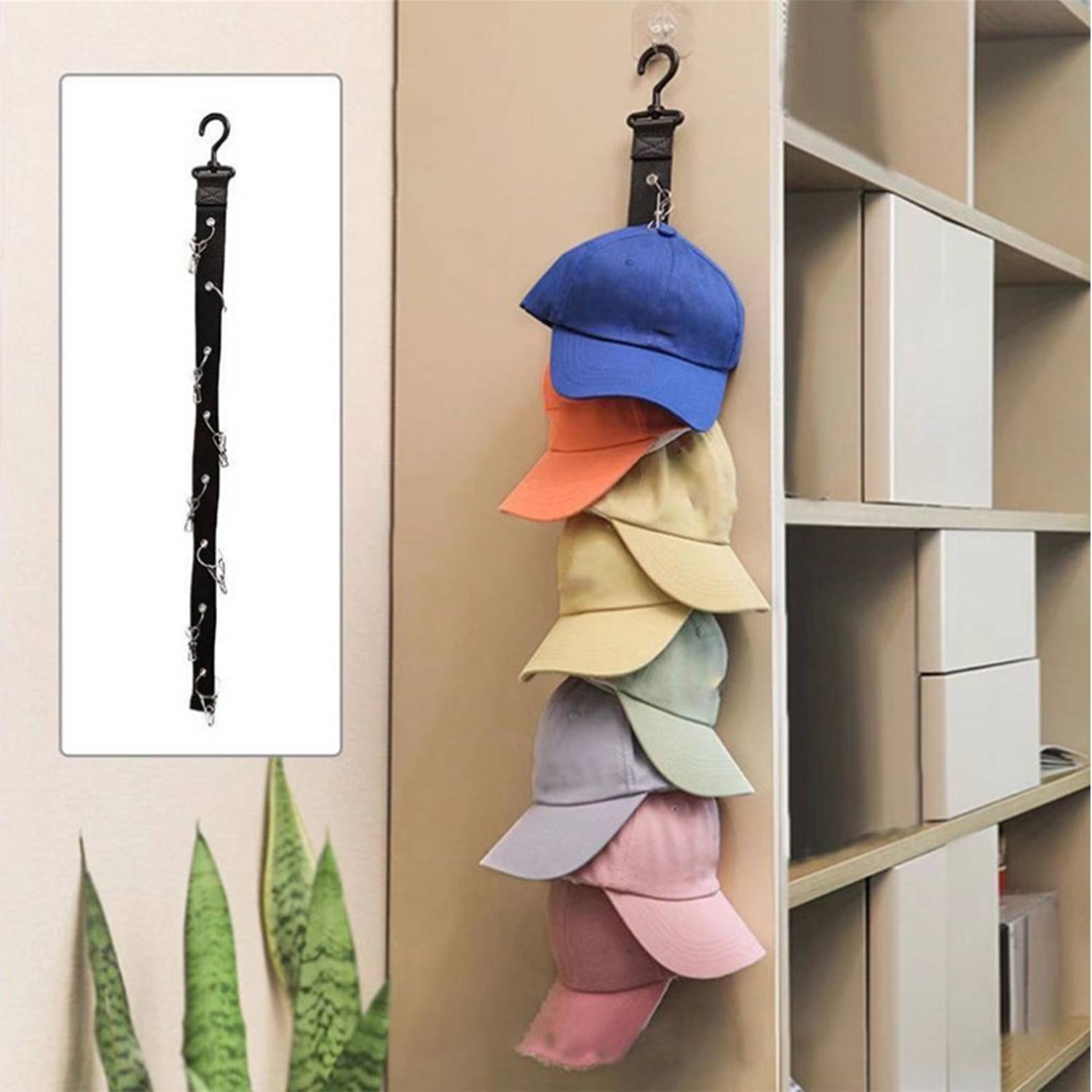 Clothes Rack Swivel Nail-Free Lanyard 2