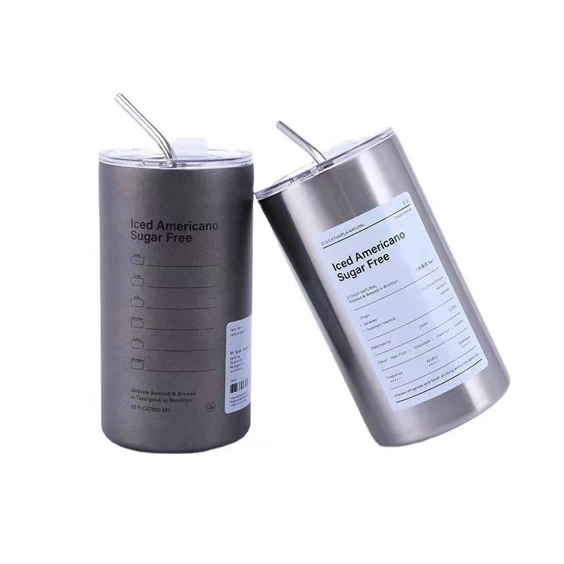 Stainless Steel Double Layer Keeps Cold Insulation Cup. 4