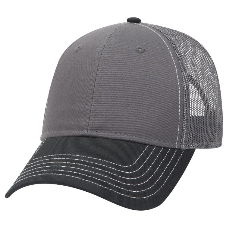 OTTO CAP® 6 Panel Low Profile Mesh Back Trucker Hat 283