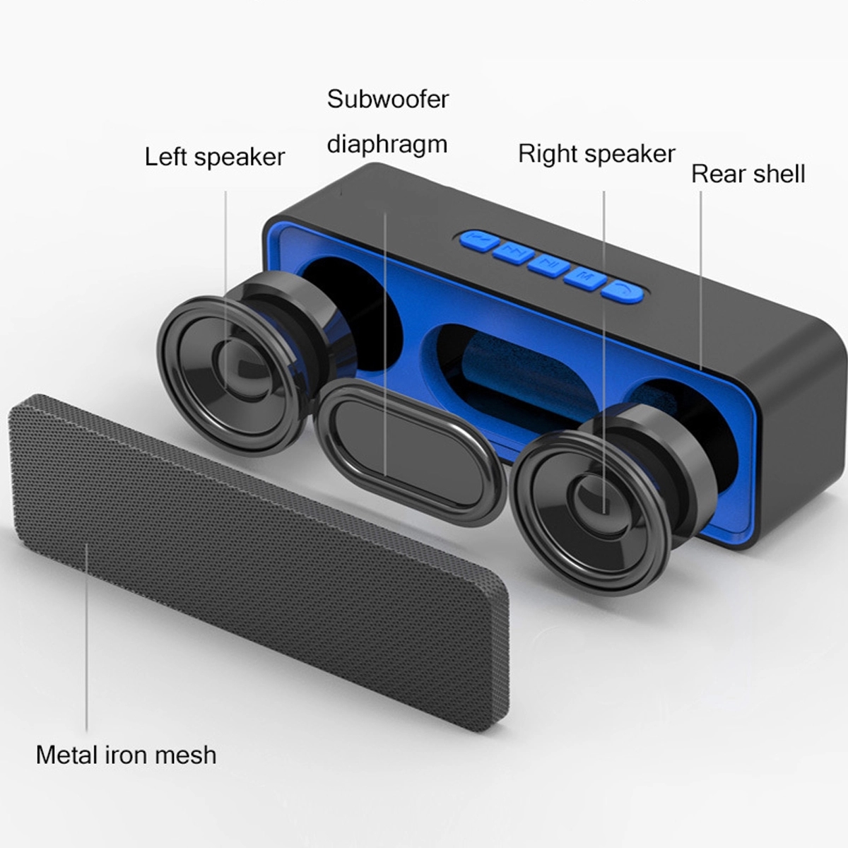 Portable Wireless Bluetooth Speaker 2
