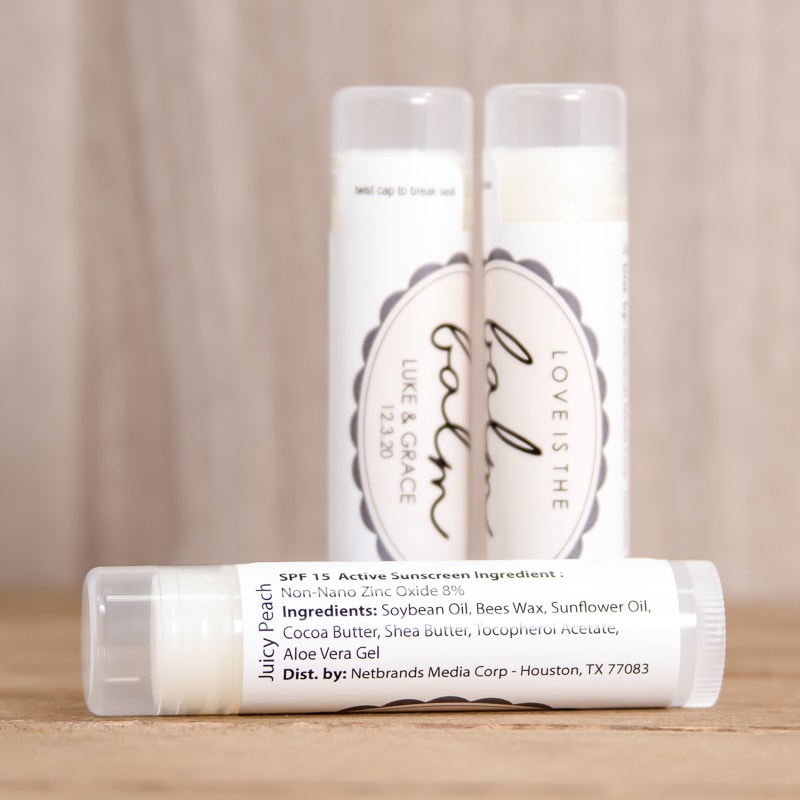 Custom SPF 15 Beeswax Lip Balms - Full Color 59