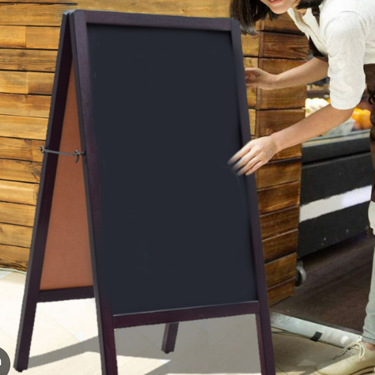 A Frame LED Writing Board with Double Sided Display 2