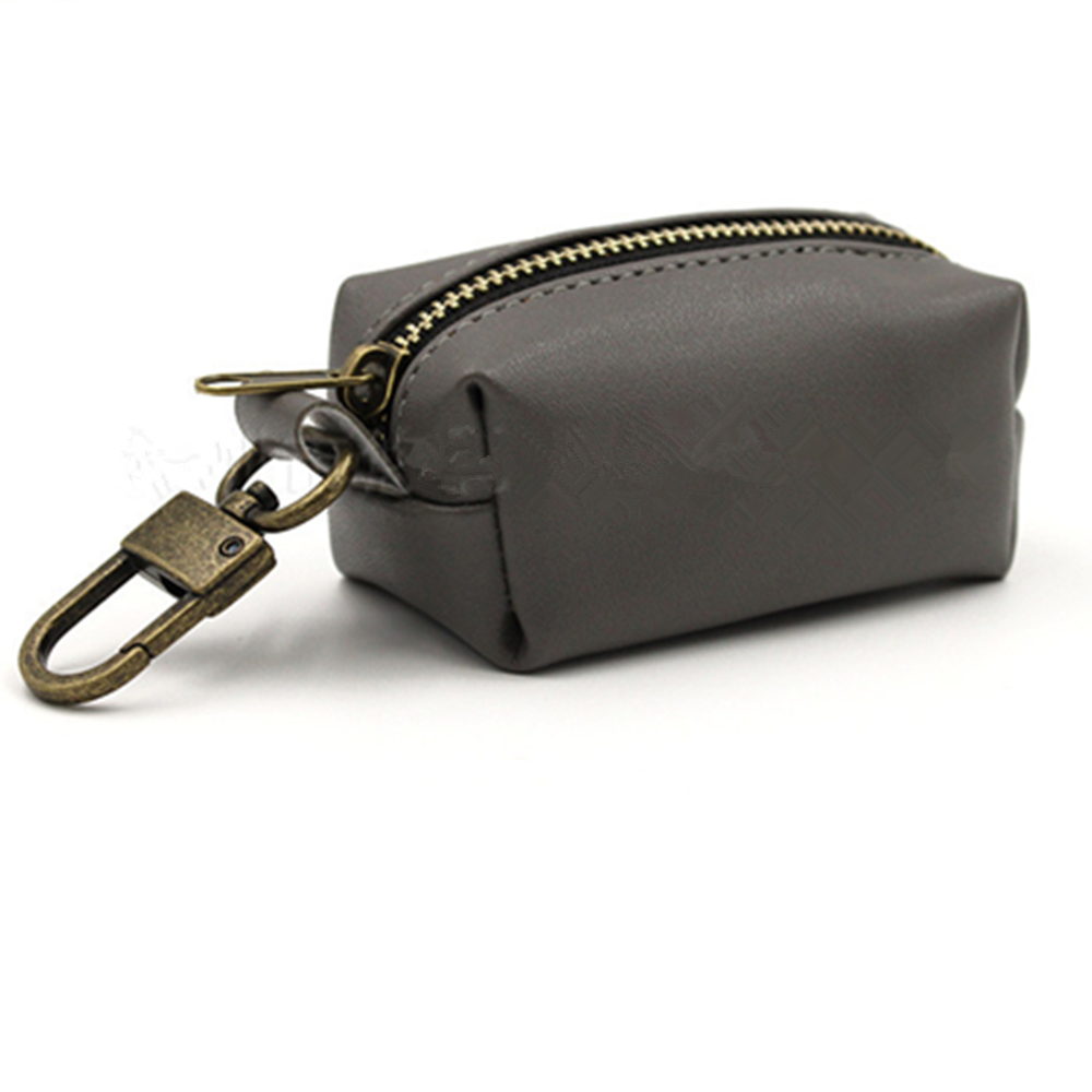 Leather Dog Poop Waste Bag Dispenser 3