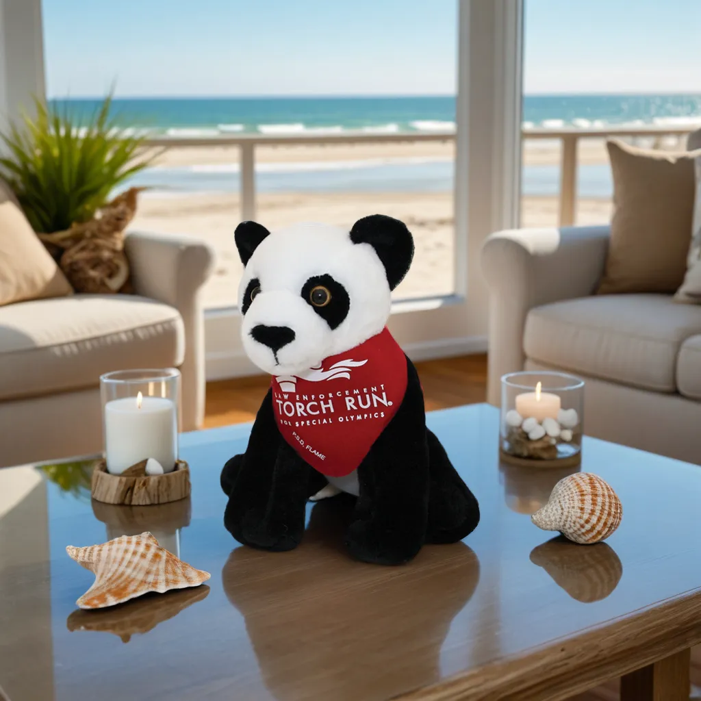 9" In The Zoo Stuffed Panda 6