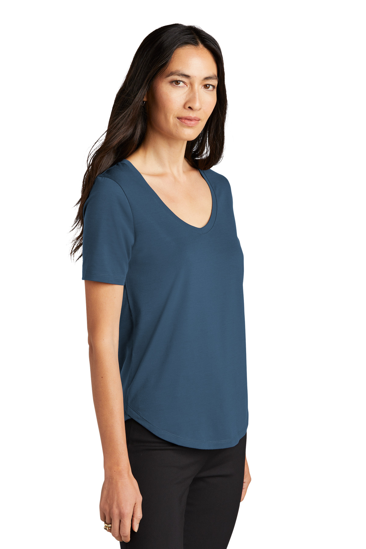 Mercer+Mettle Women's Stretch Jersey Relaxed Scoop MM1017 2