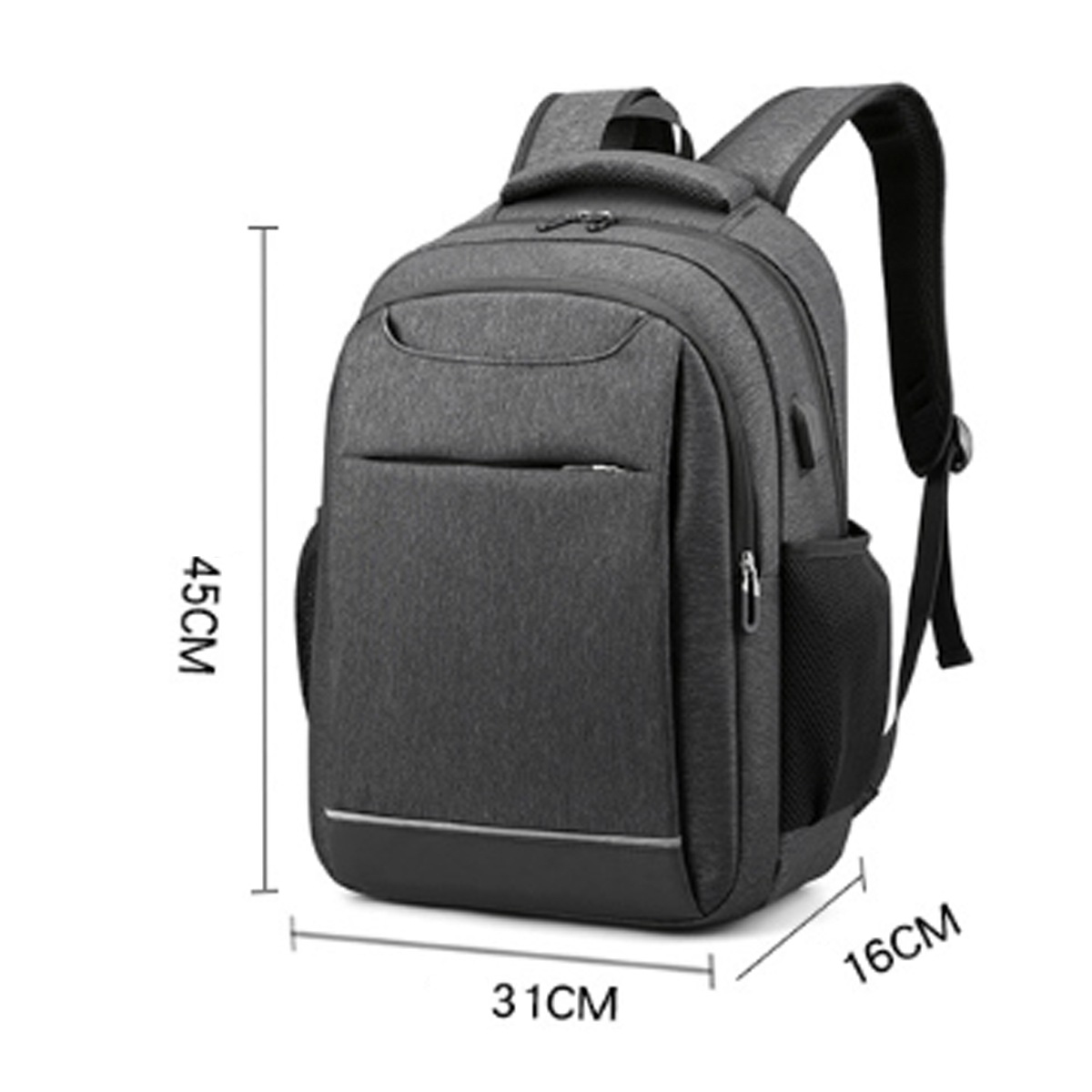 Durable Laptop Backpack with USB Charging Port 4
