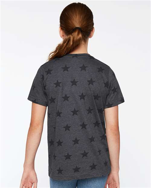 Youth Star Print Tee - 2229 7