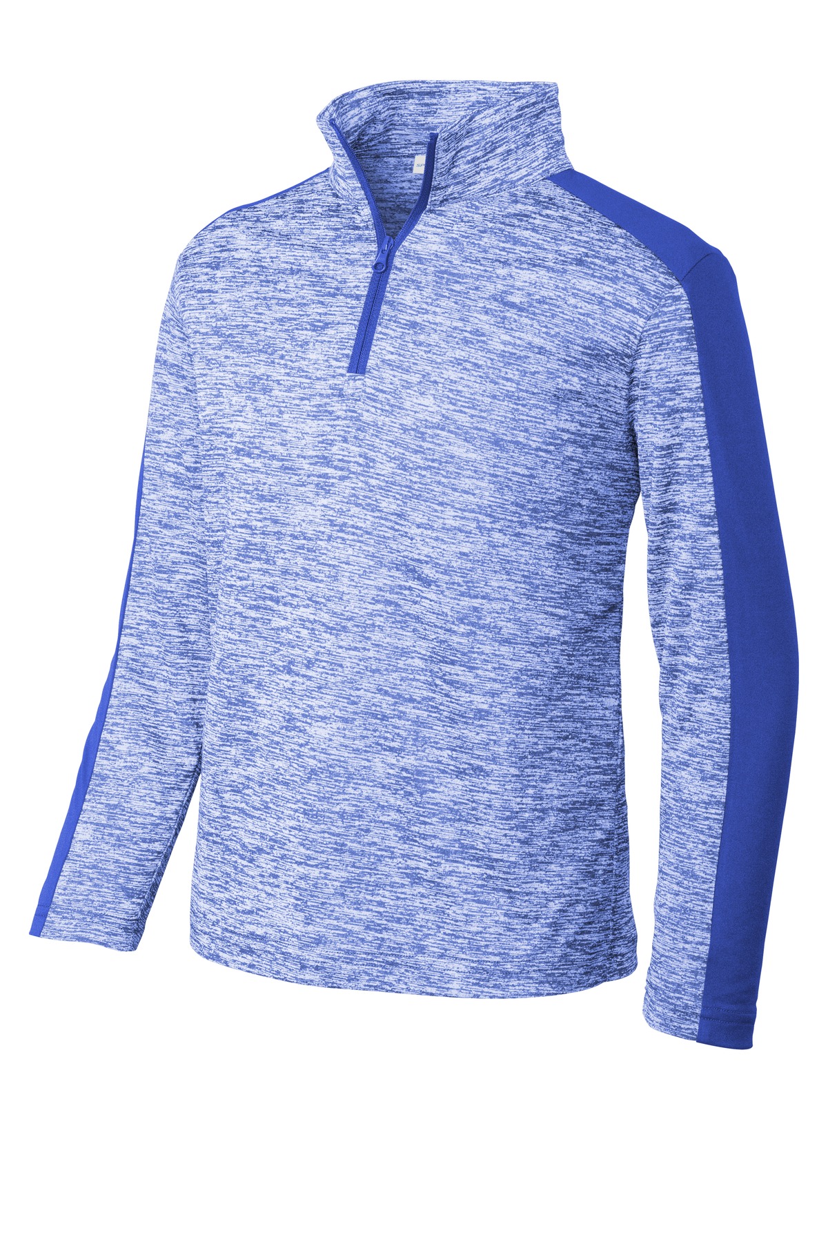 Sport-Tek Youth PosiCharge Electric Heather Colorblock 1/4-Zip Pullover. YST397 4